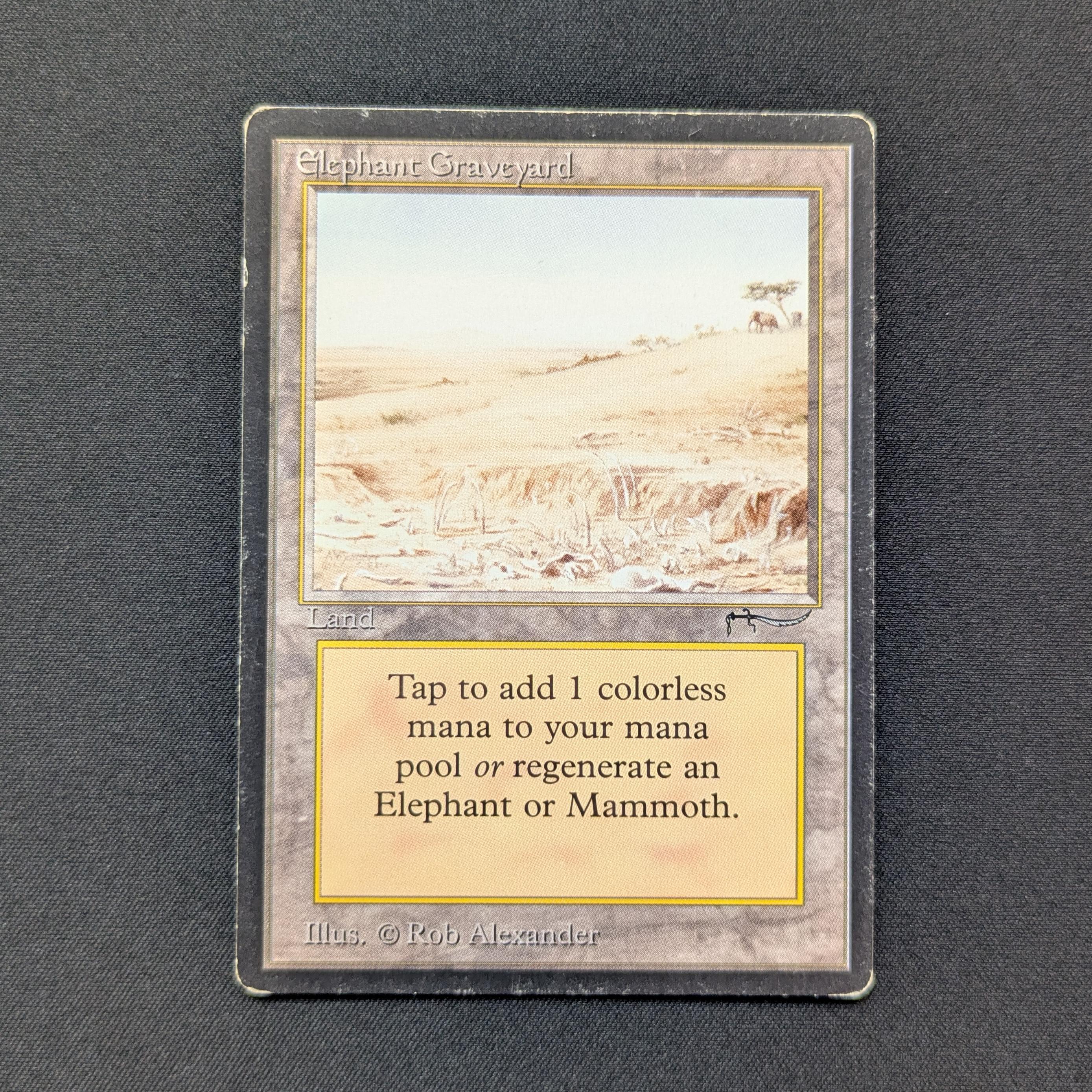 MTG Singles - Elephant Graveyard - Arabian Nights - 