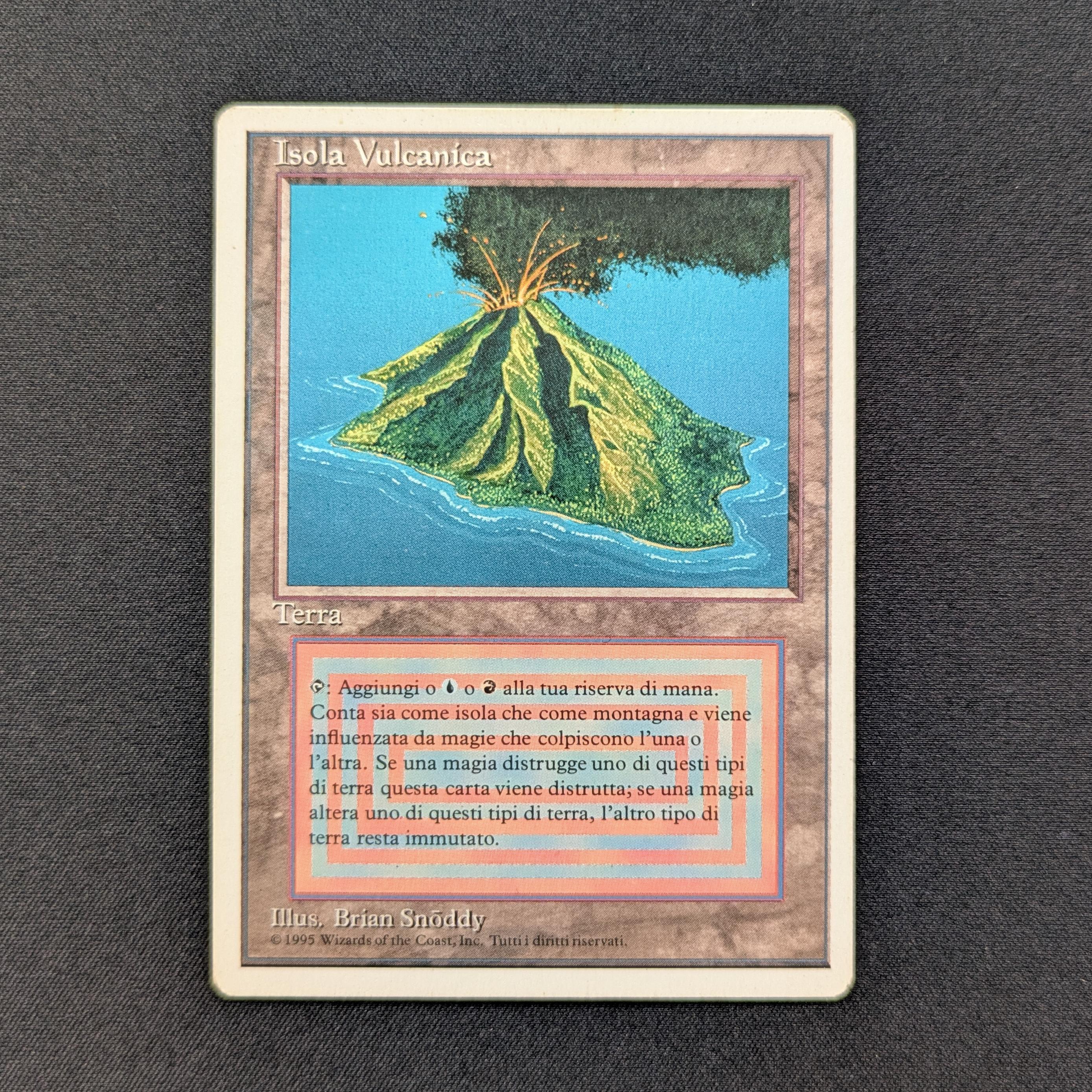 Volcanic Island - Foreign White Bordered
