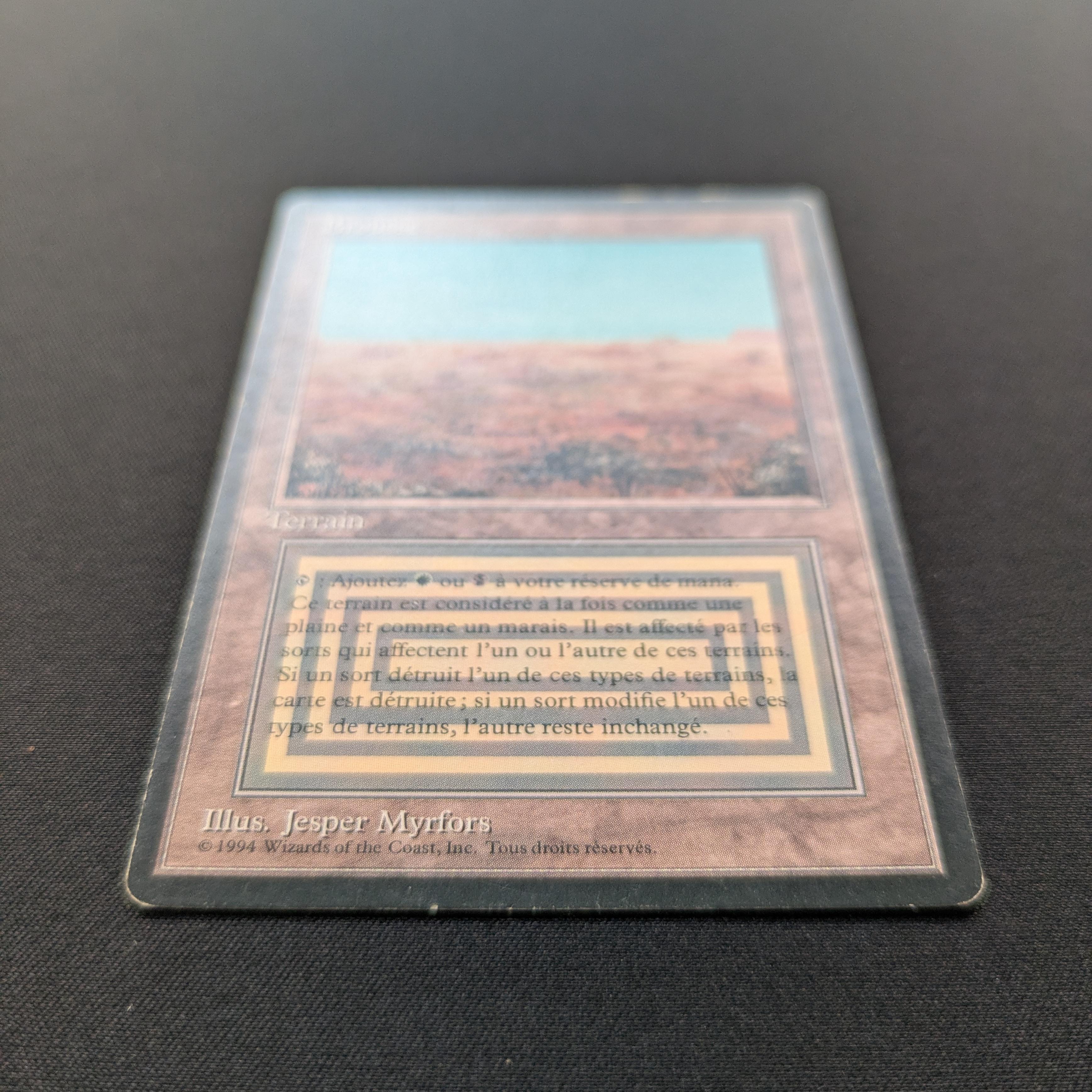 MTG Singles - Scrubland - Foreign Black Bordered - 