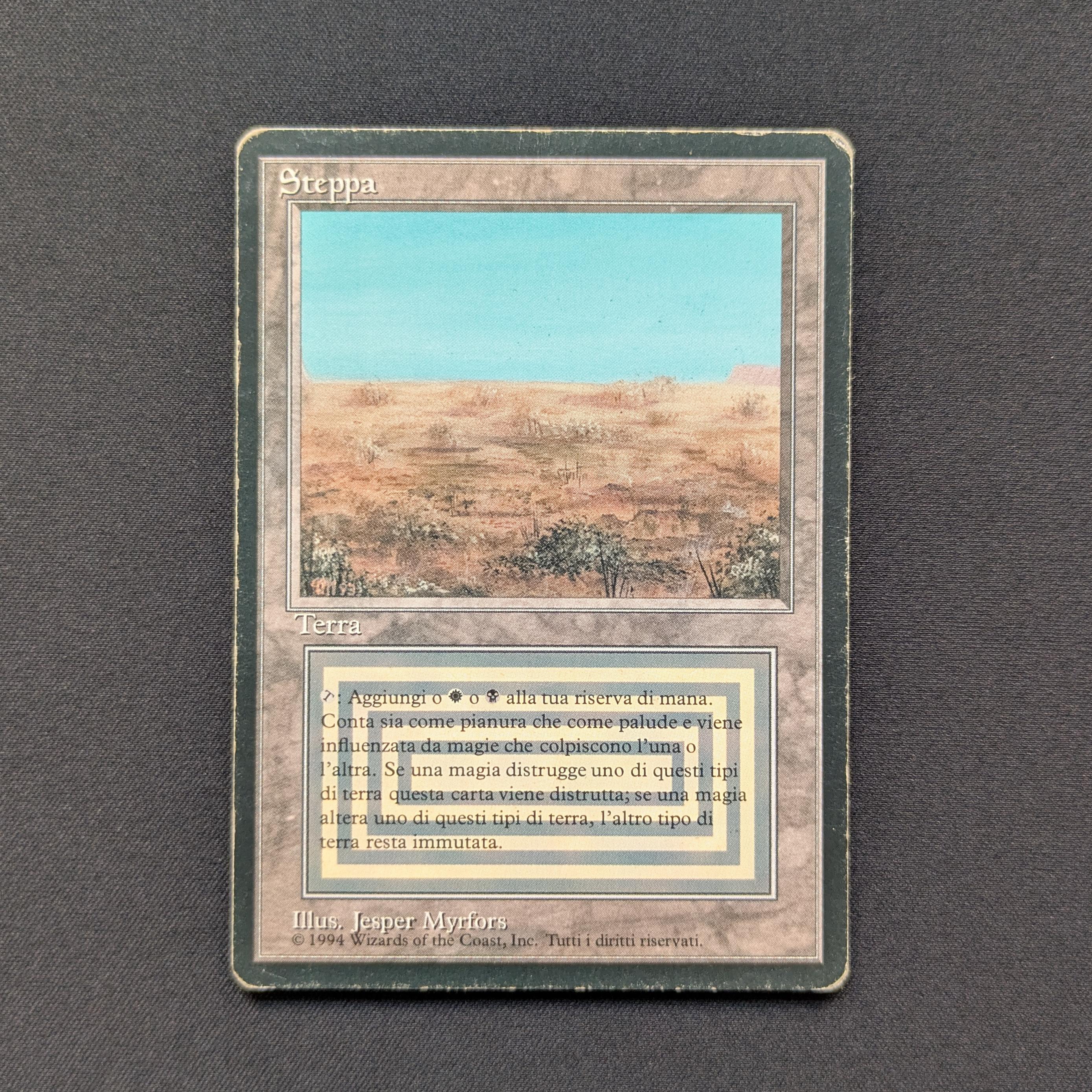 MTG Singles - Scrubland - Foreign Black Bordered - 