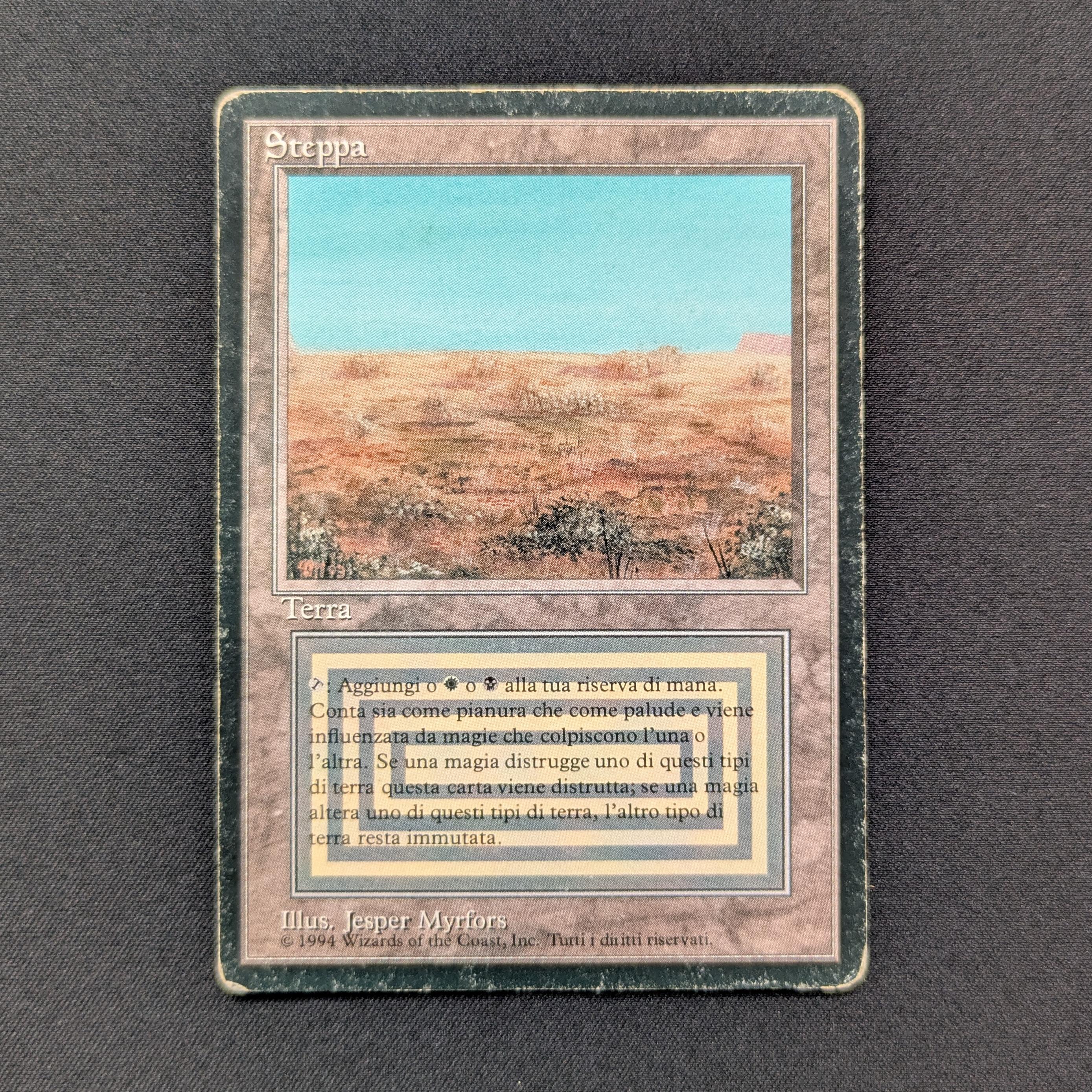 MTG Singles - Scrubland - Foreign Black Bordered - 