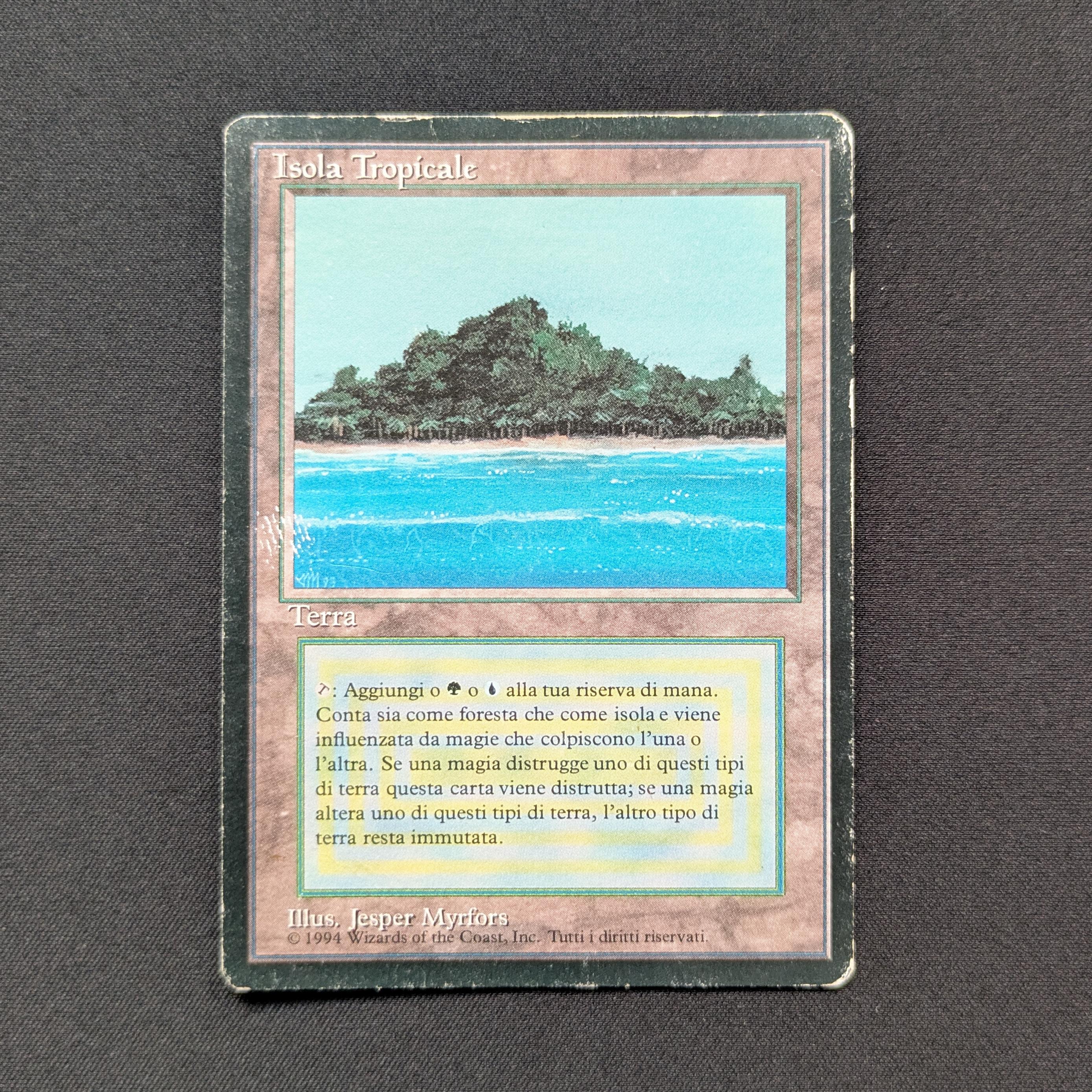 Tropical Island - Foreign Black Bordered