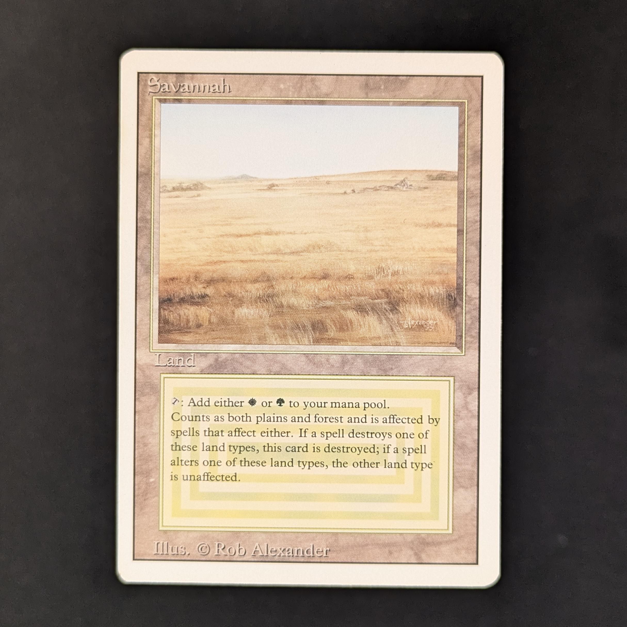 MTG Singles - Savannah - Revised - 