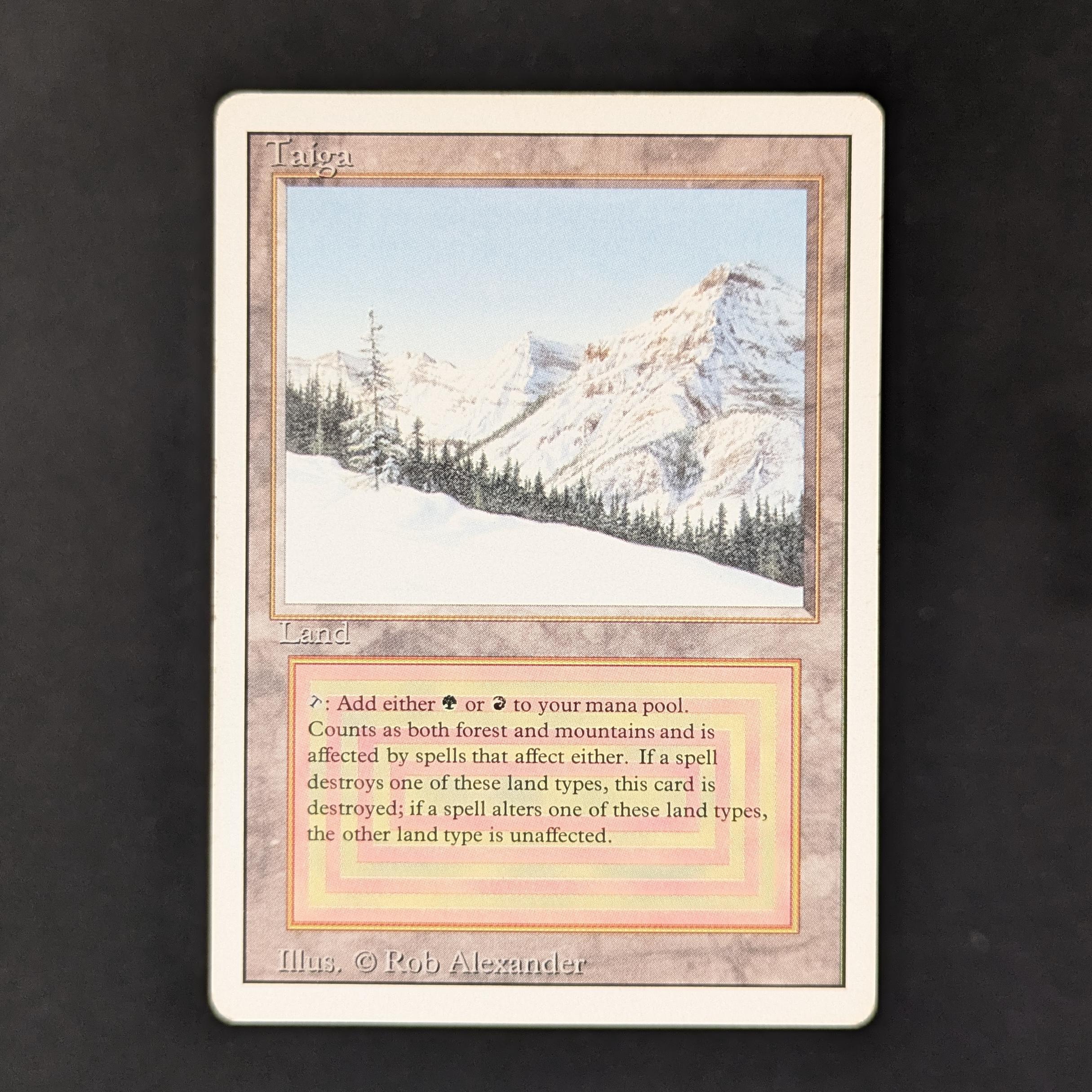 MTG Singles - Taiga - Revised - 