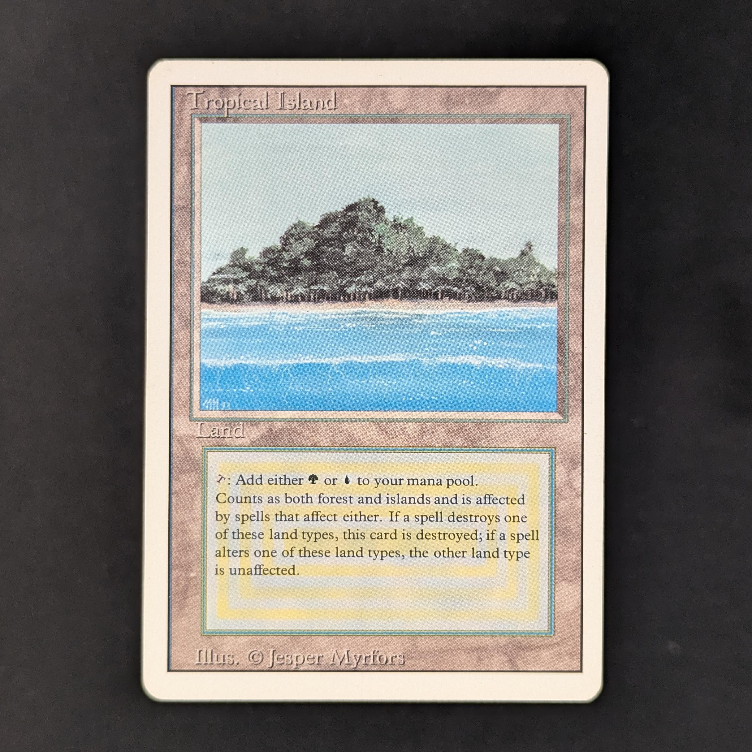 MTG Tropical  ① Tropical Island - Revised