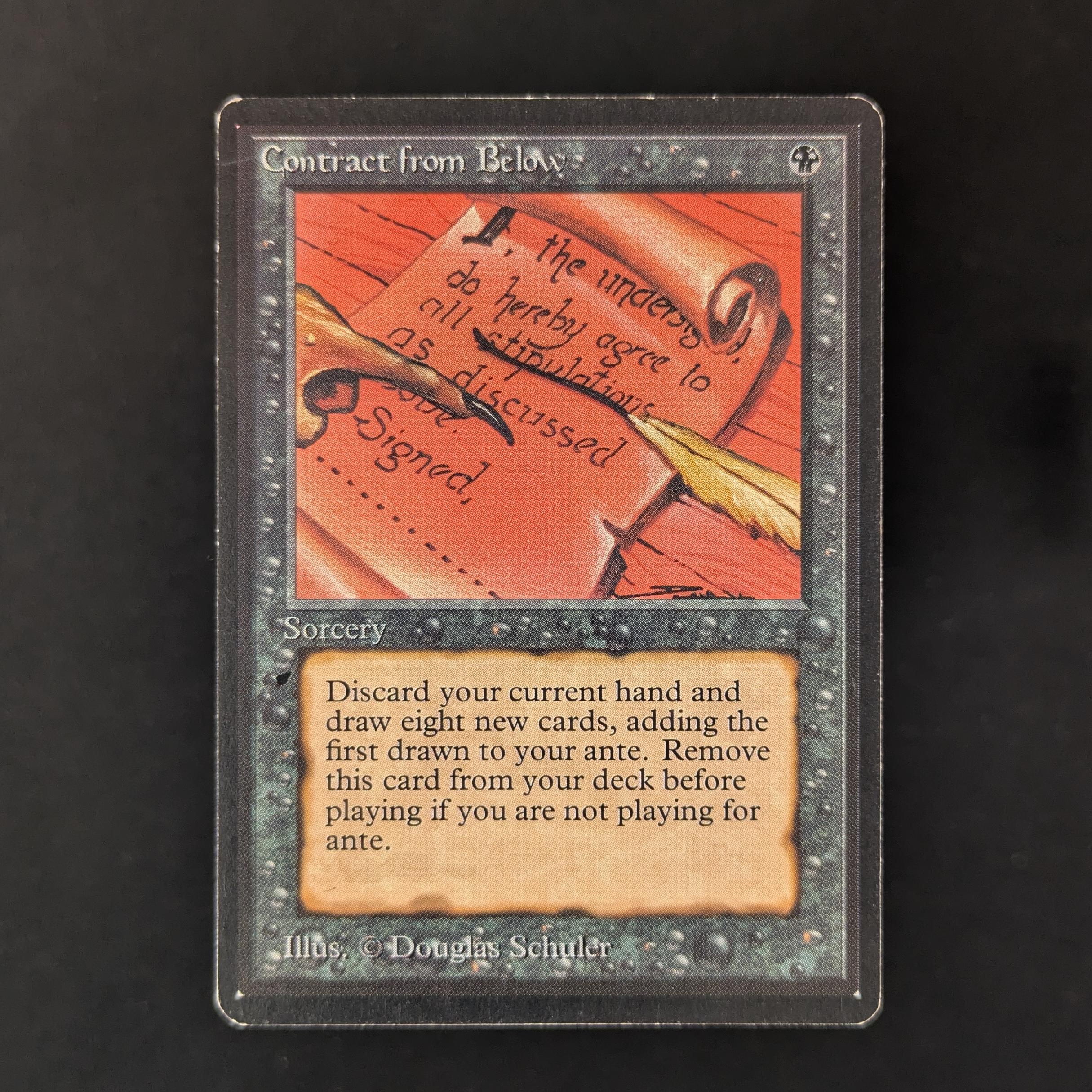 MTG Singles - Contract from Below - Beta - 