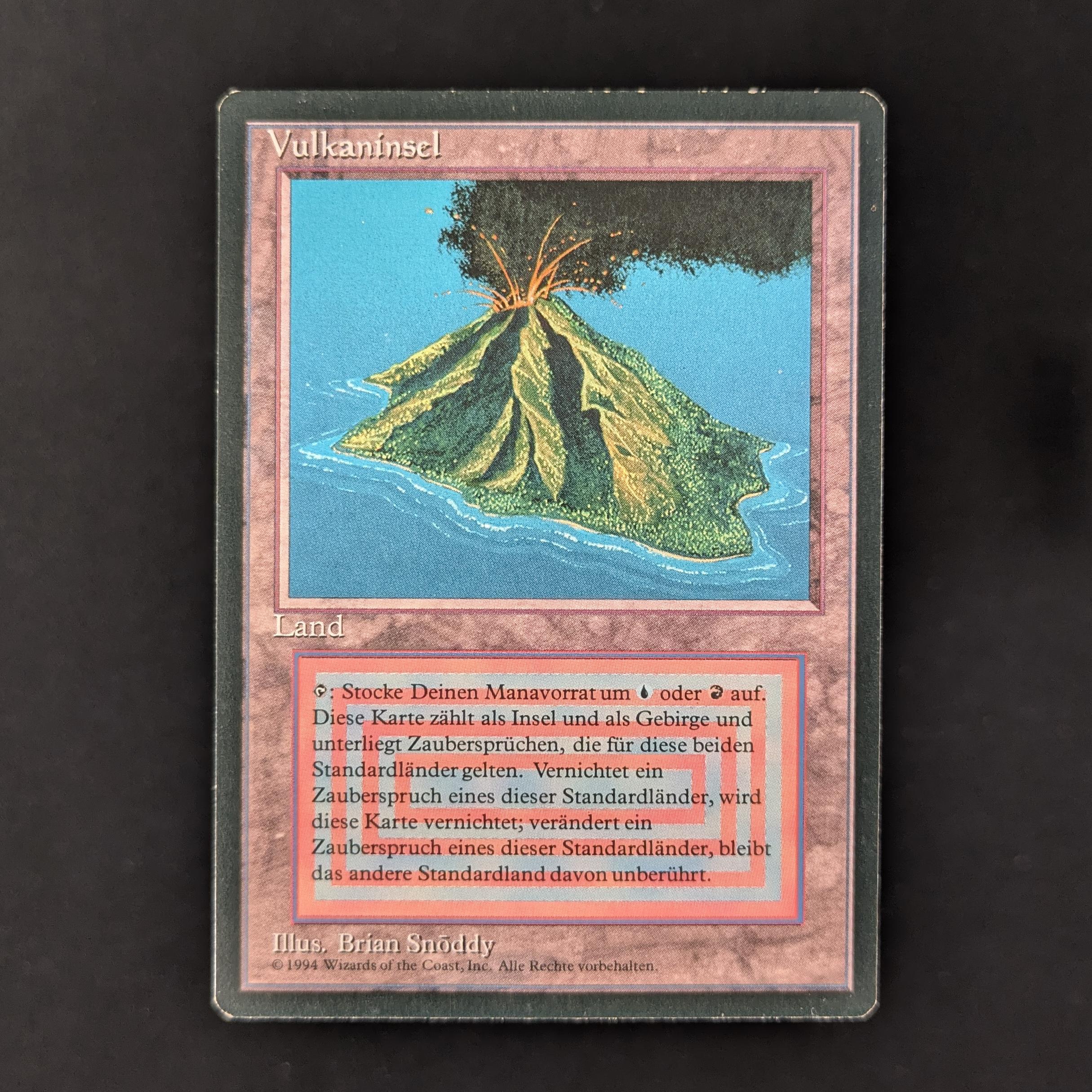 MTG Singles - Volcanic Island - Foreign Black Bordered - 