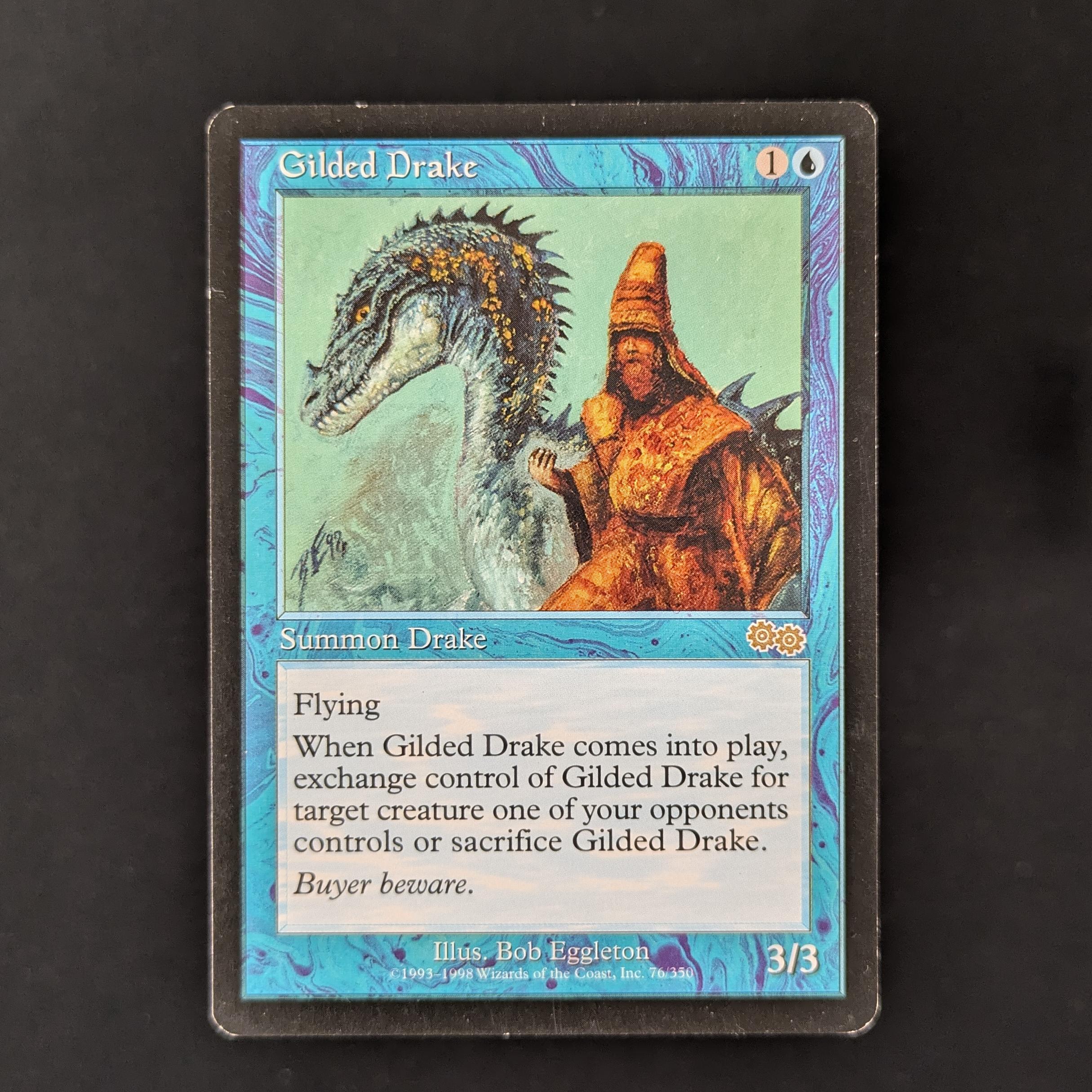Gilded Drake マジック：ザ・ギャザリング Gilded Drake MTG Magic The Gathering Urza's Saga 76/335 Rare