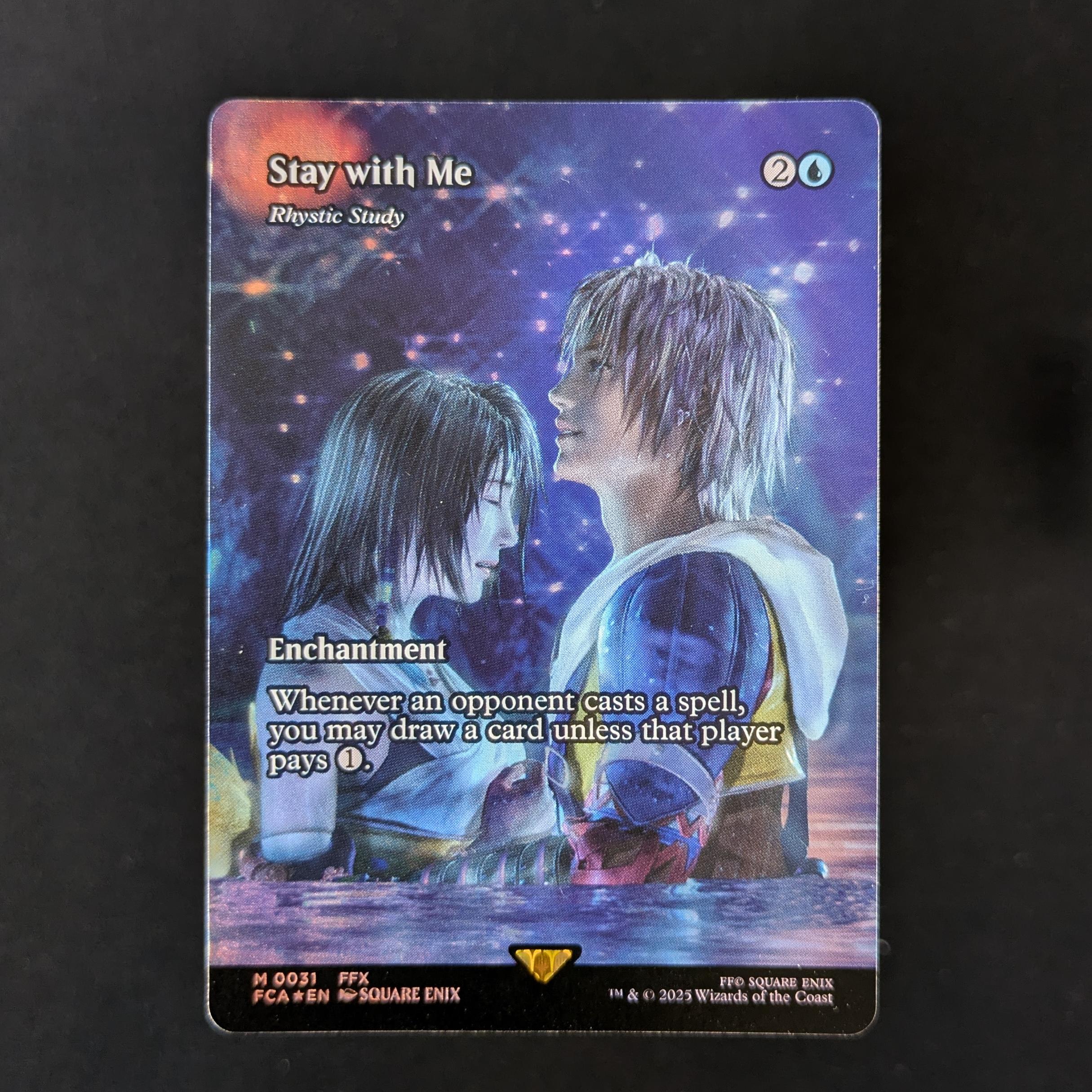 MTG Singles - [FOIL] Rhystic Study - Magic: The Gathering - FINAL FANTASY Through the Ages - NM - 
