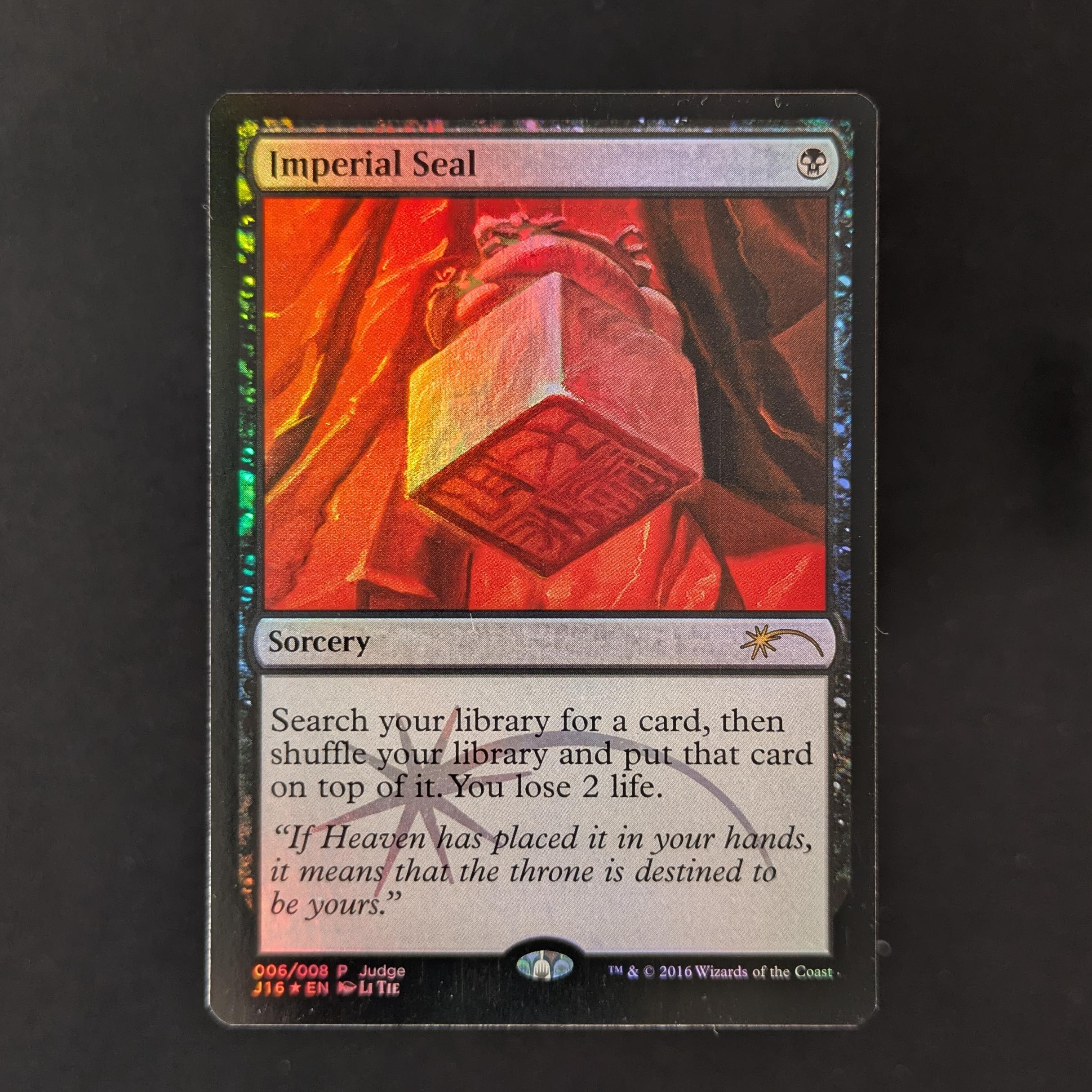 MTG Singles - [FOIL] Imperial Seal - Judge Rewards Promos - GD, DENT - 