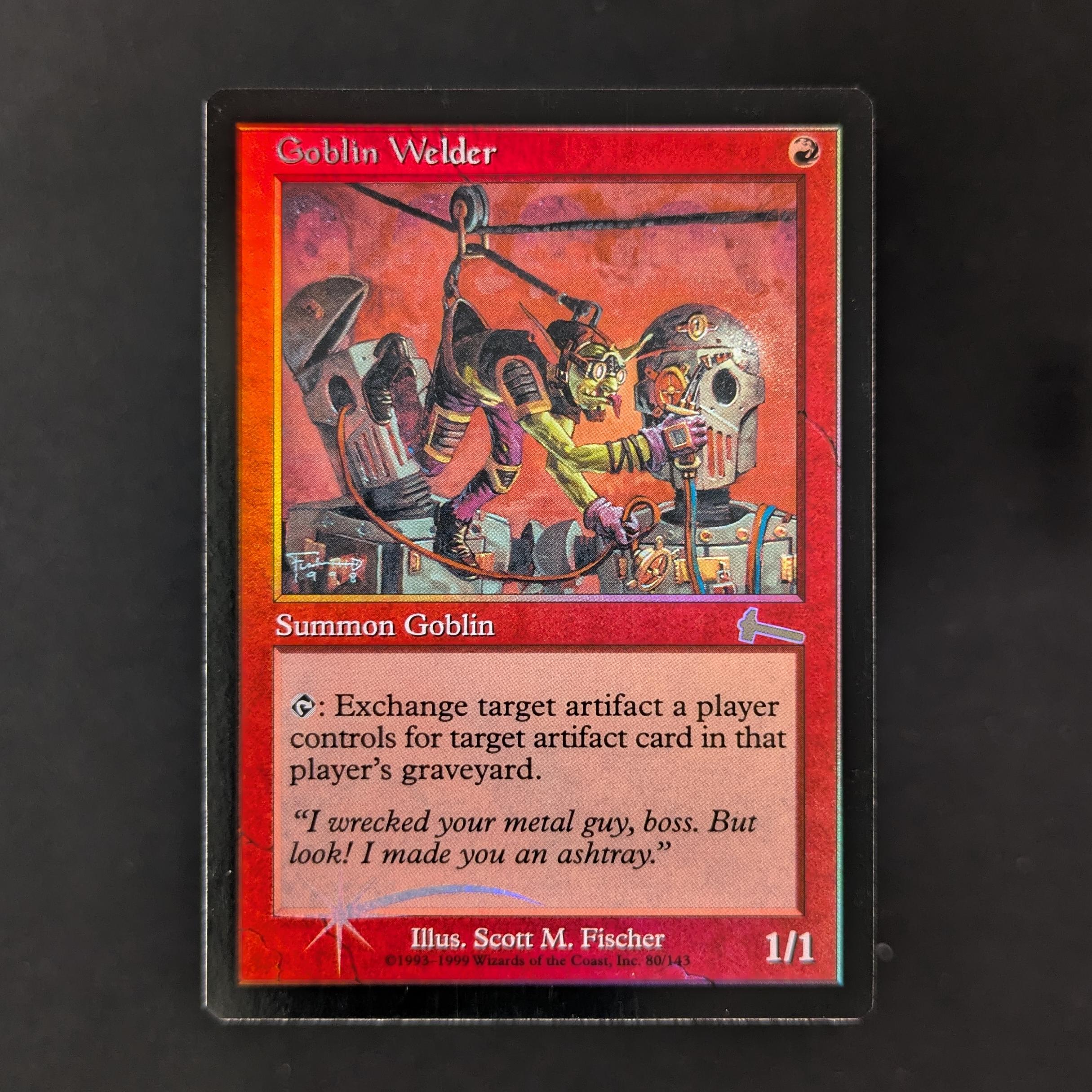 MTG Singles - [FOIL] Goblin Welder - Urza's Legacy - EX - 