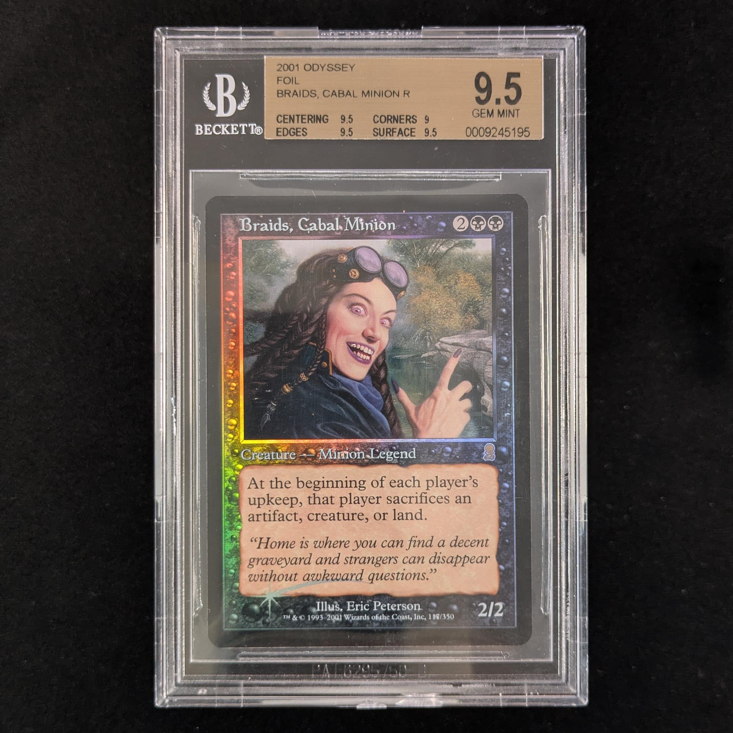 MTG Singles - [FOIL] Braids, Cabal Minion - Odyssey - BGS 9.5 - 