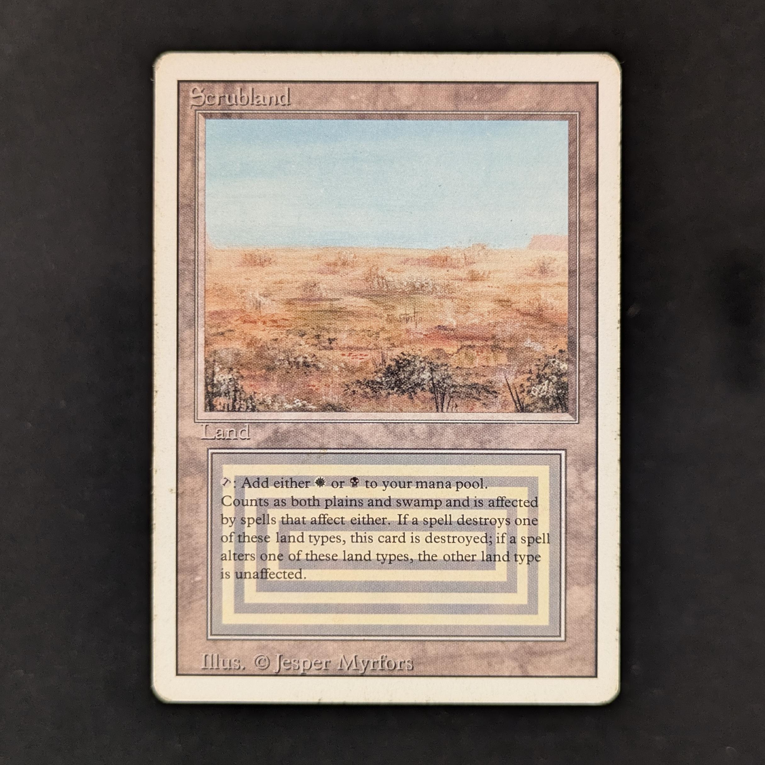 MTG Singles - Scrubland - Revised - 