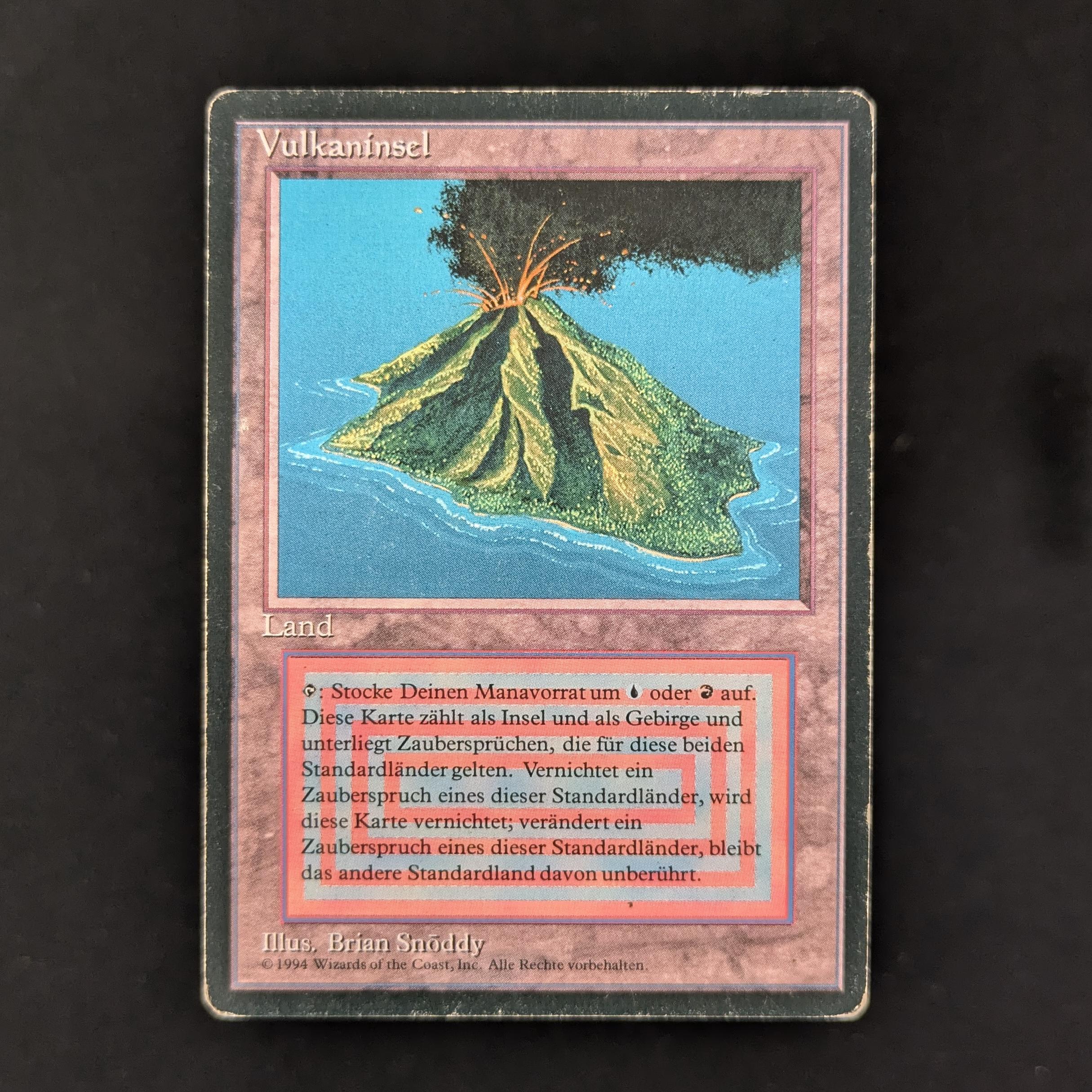 Volcanic Island - Foreign Black Bordered