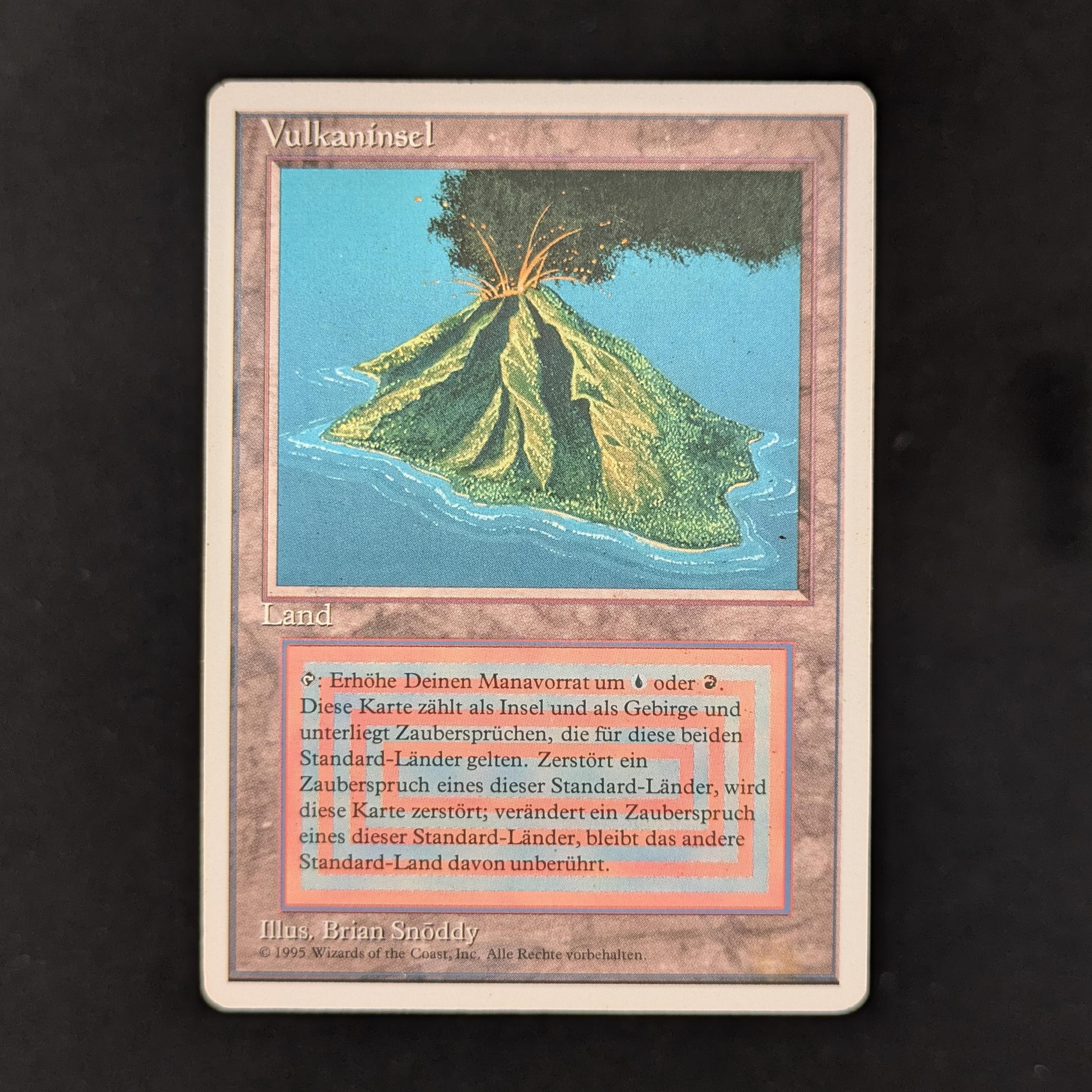 MTG Singles - Volcanic Island - Foreign White Bordered - 