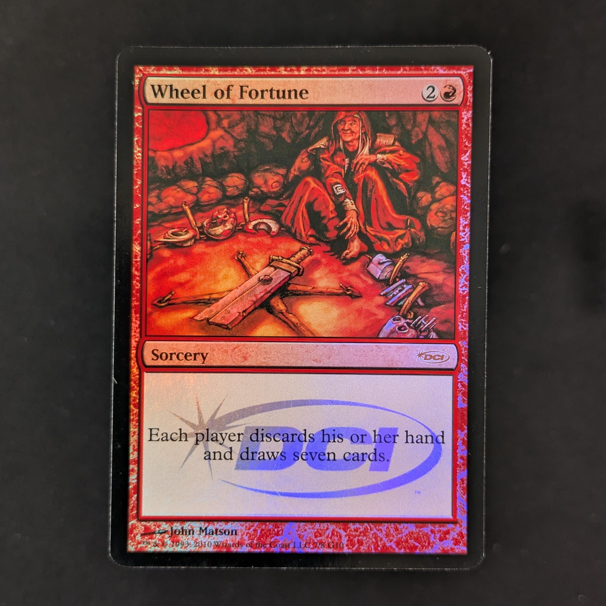 MTG Singles - [FOIL] Wheel of Fortune - Judge Rewards Promos - GD - 
