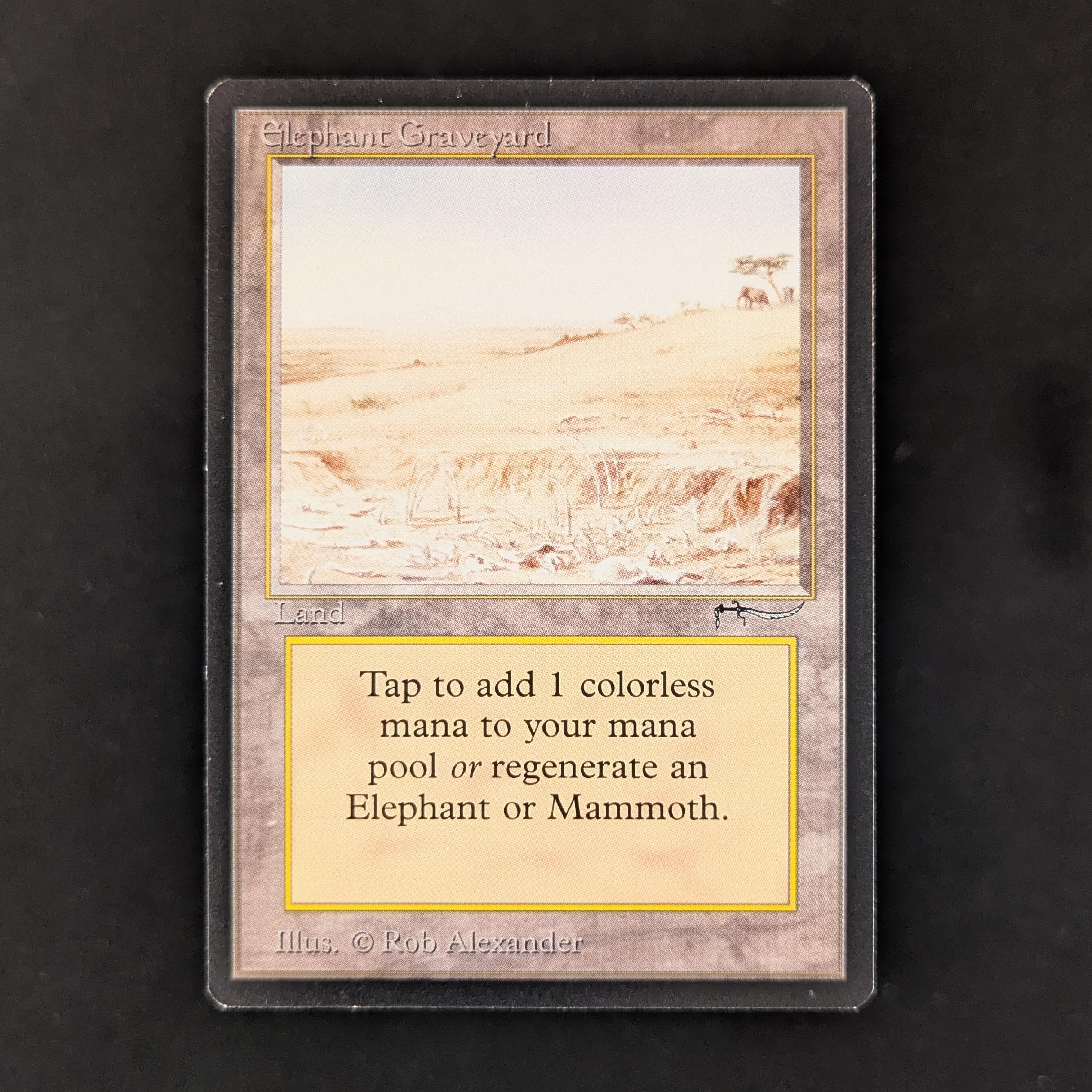 MTG Singles - Elephant Graveyard - Arabian Nights - 
