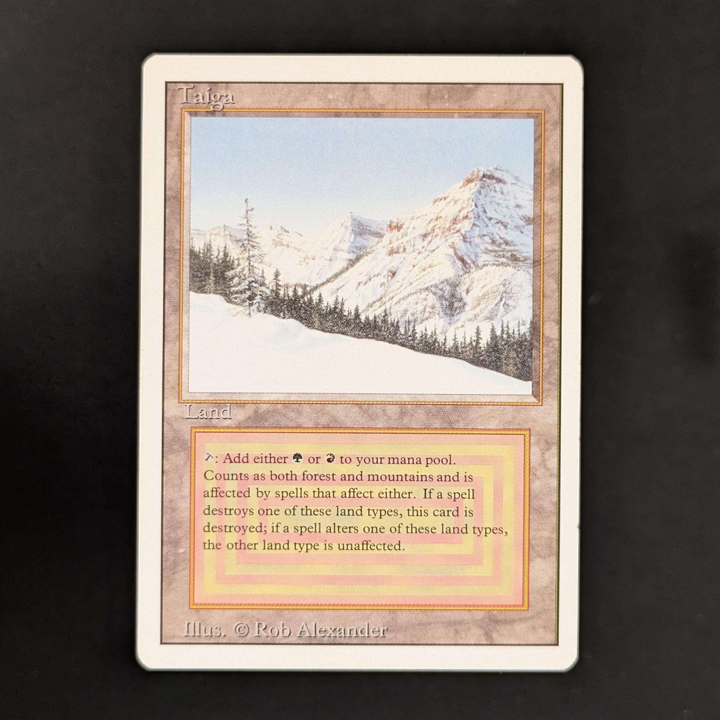 MTG Singles - Taiga - Revised - 