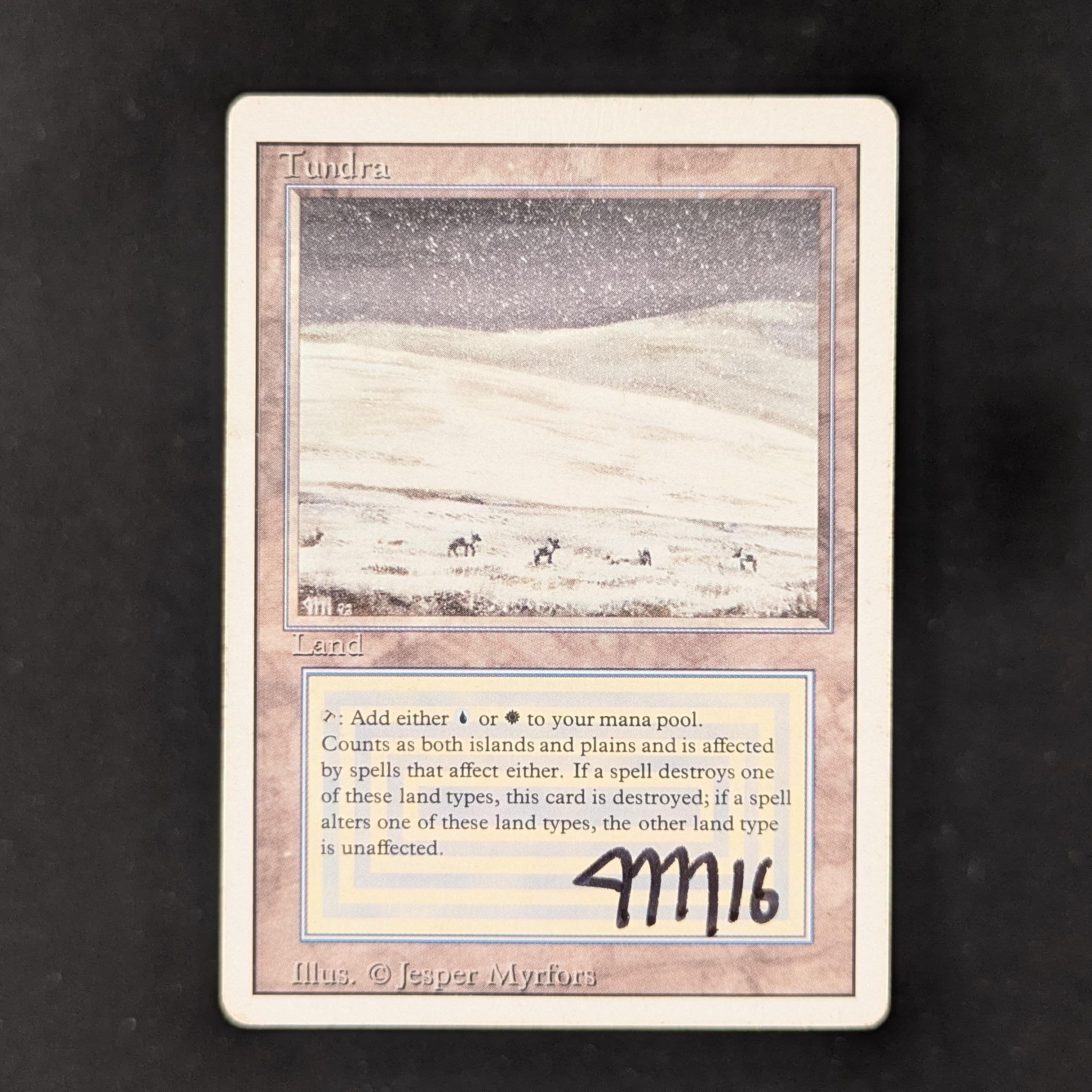 MTG Singles - Tundra - Revised - PL - SIGNED - 29935