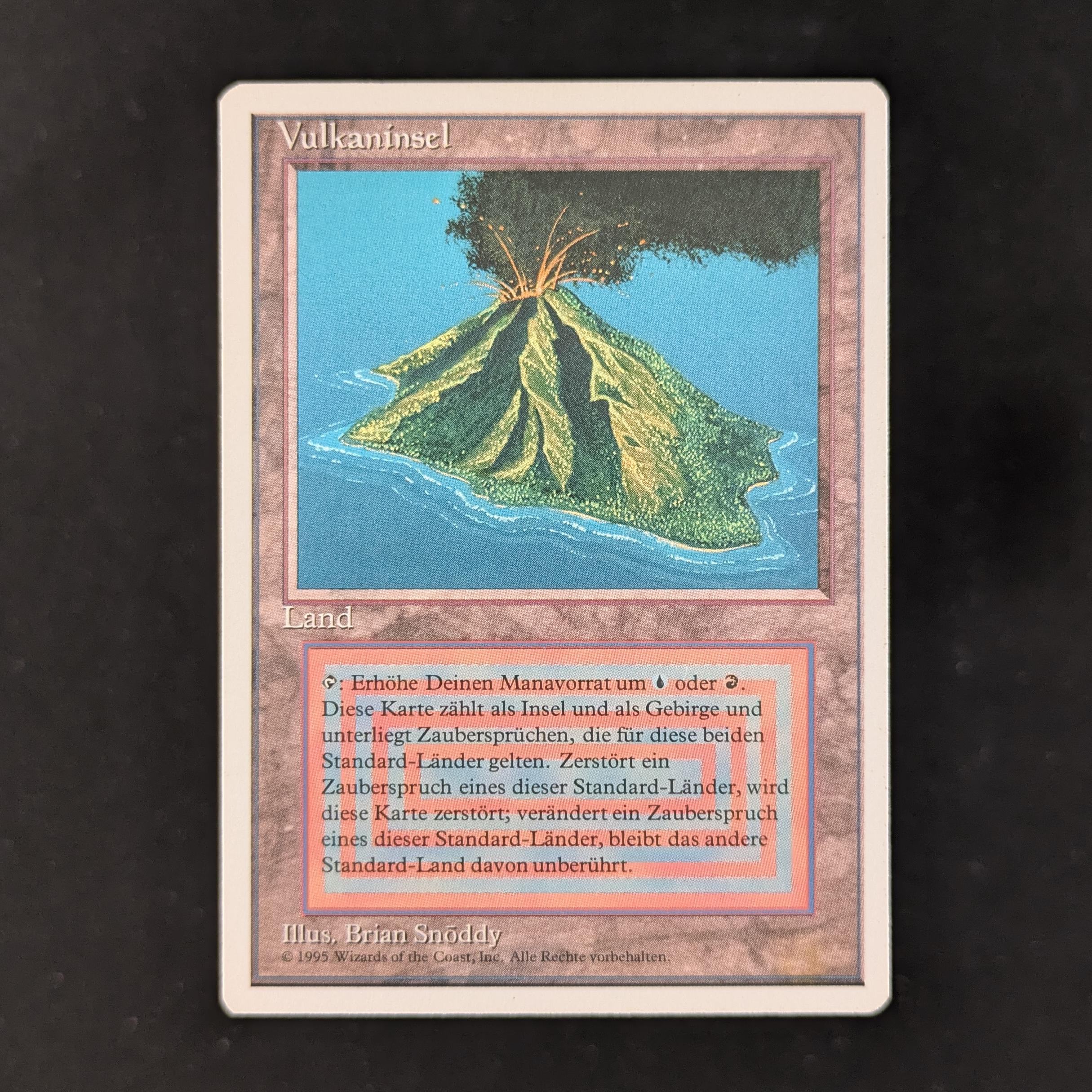 MTG Singles - Volcanic Island - Foreign White Bordered - German - EX - 29957