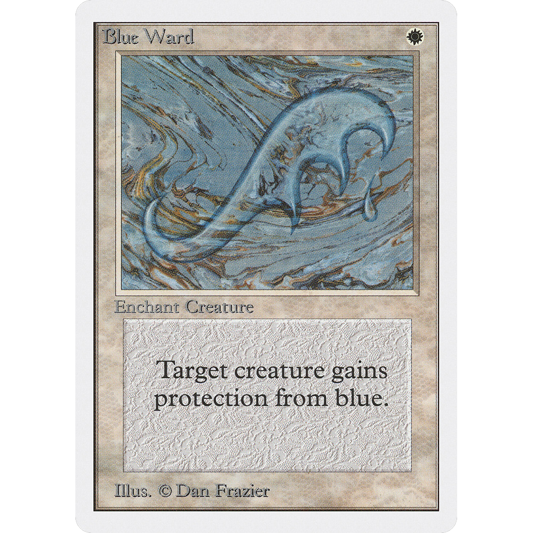 MTG Singles - Blue Ward - Unlimited - Regular