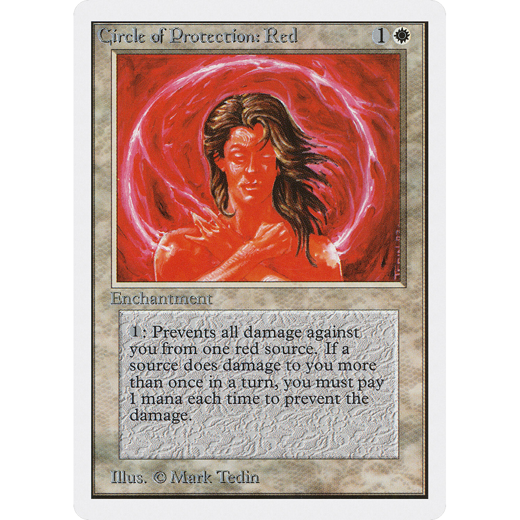 MTG Singles - Circle of Protection: Red - Unlimited - Regular
