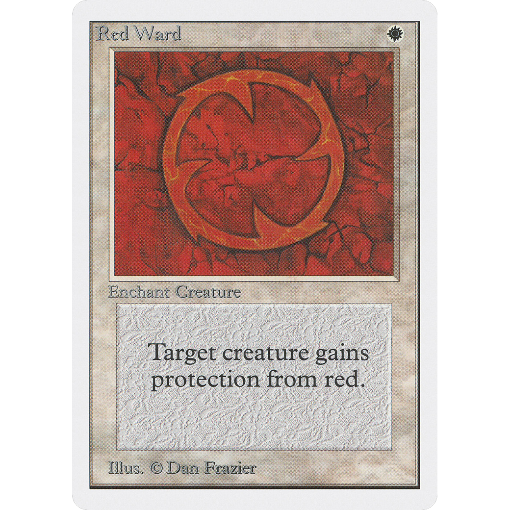 MTG Singles - Red Ward - Unlimited - Regular