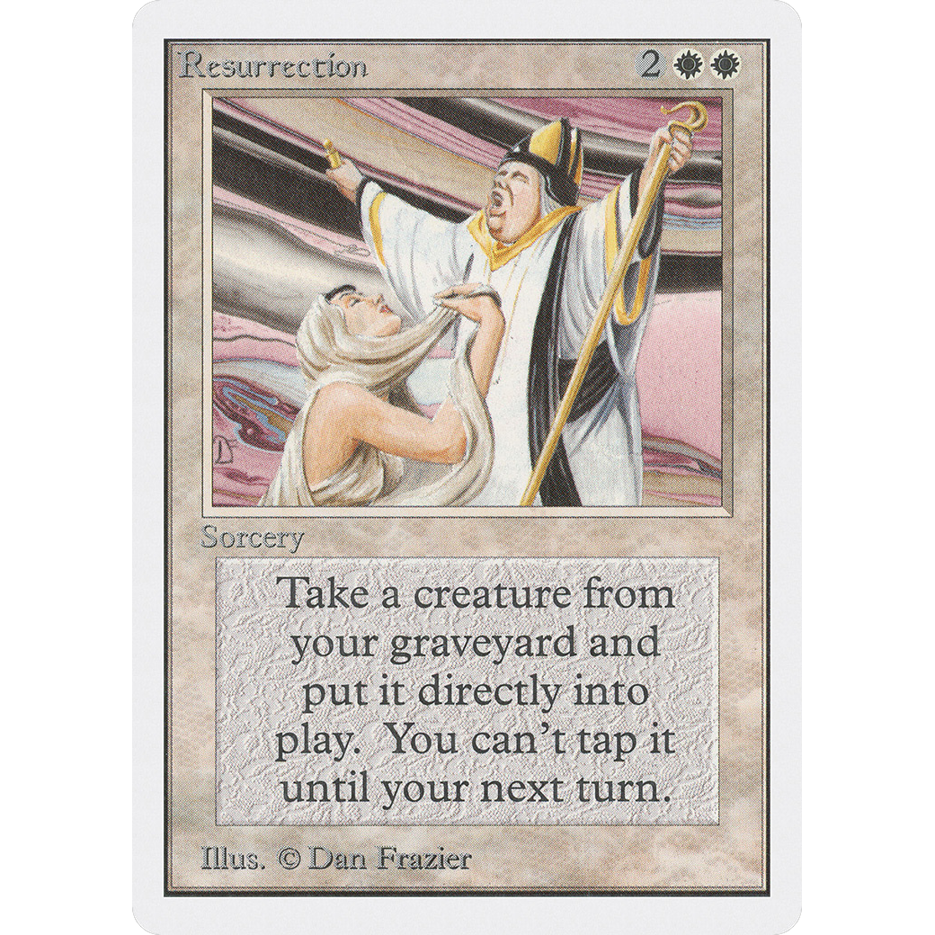 MTG Singles - Resurrection - Unlimited - Regular