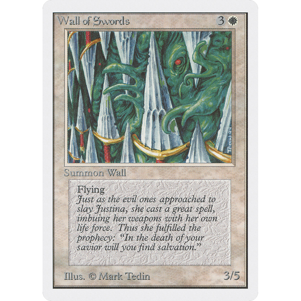 MTG Singles - Wall of Swords - Unlimited - Regular