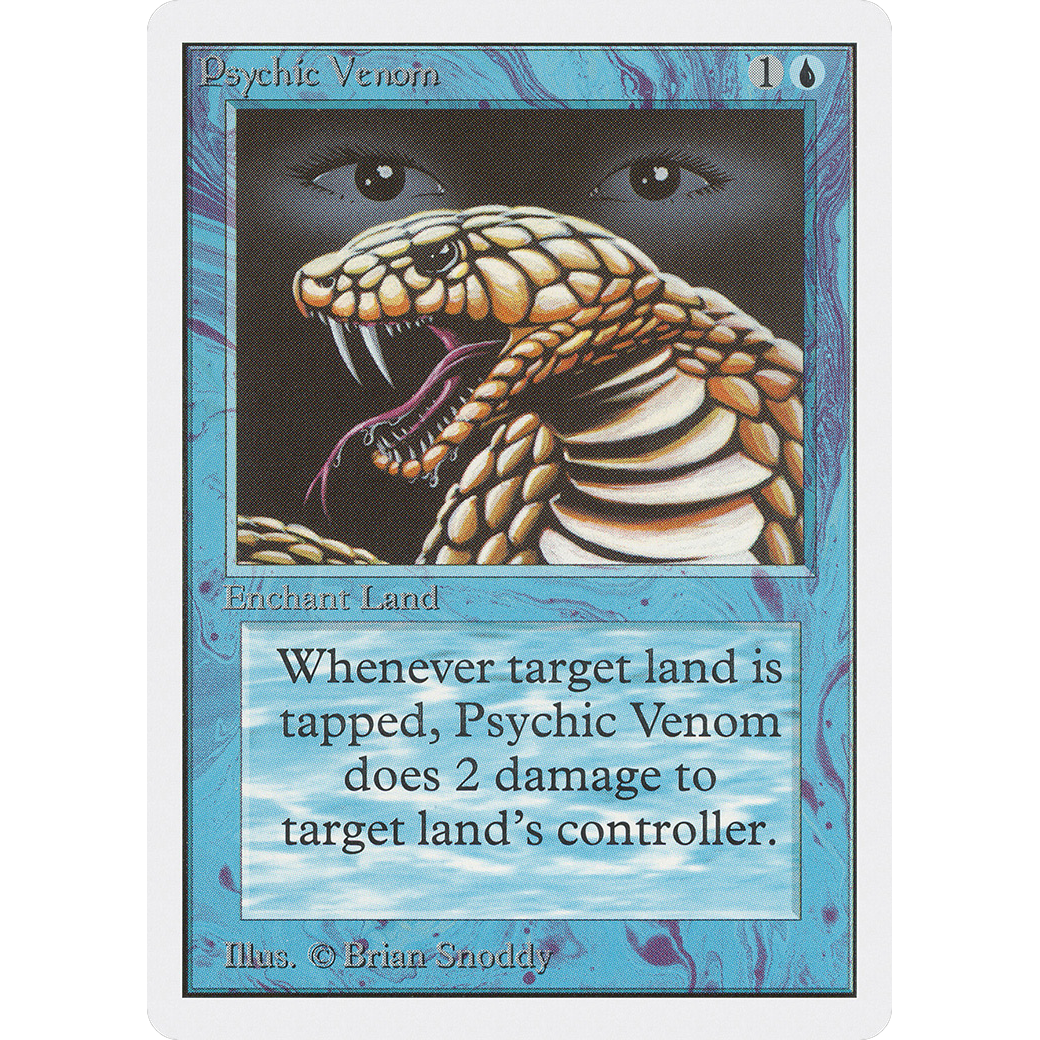 MTG Singles - Psychic Venom - Unlimited - Regular