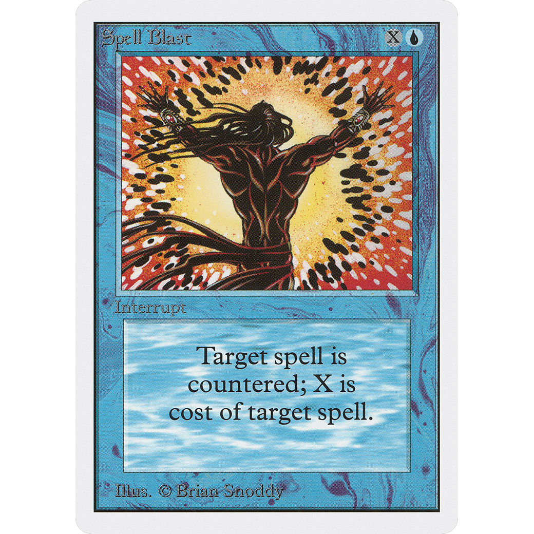 MTG Singles - Spell Blast - Unlimited - Regular