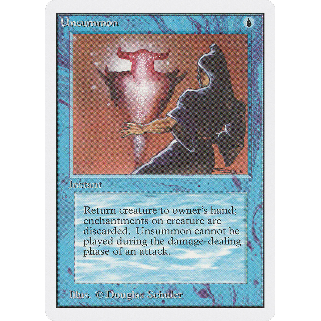 MTG Singles - Unsummon - Unlimited - Regular