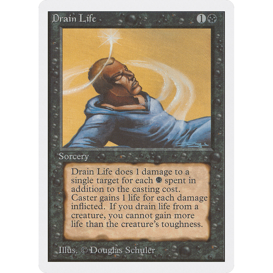 MTG Singles - Drain Life - Unlimited - Regular