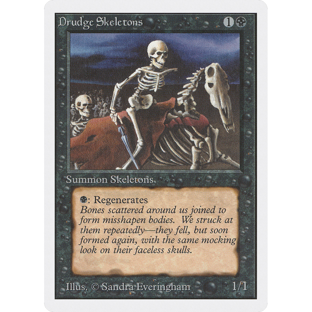 MTG Singles - Drudge Skeletons - Unlimited - Regular