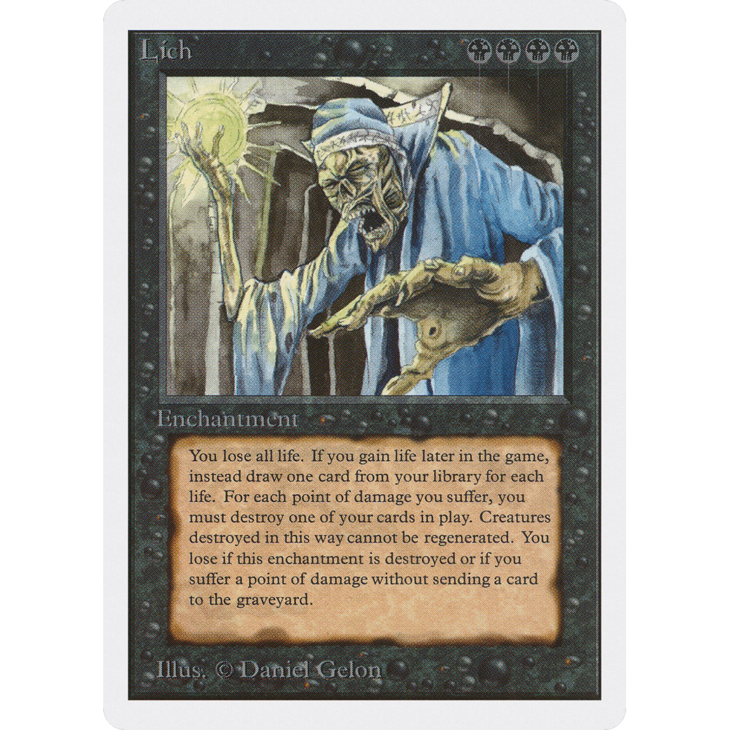 MTG Singles - Lich - Unlimited - 
