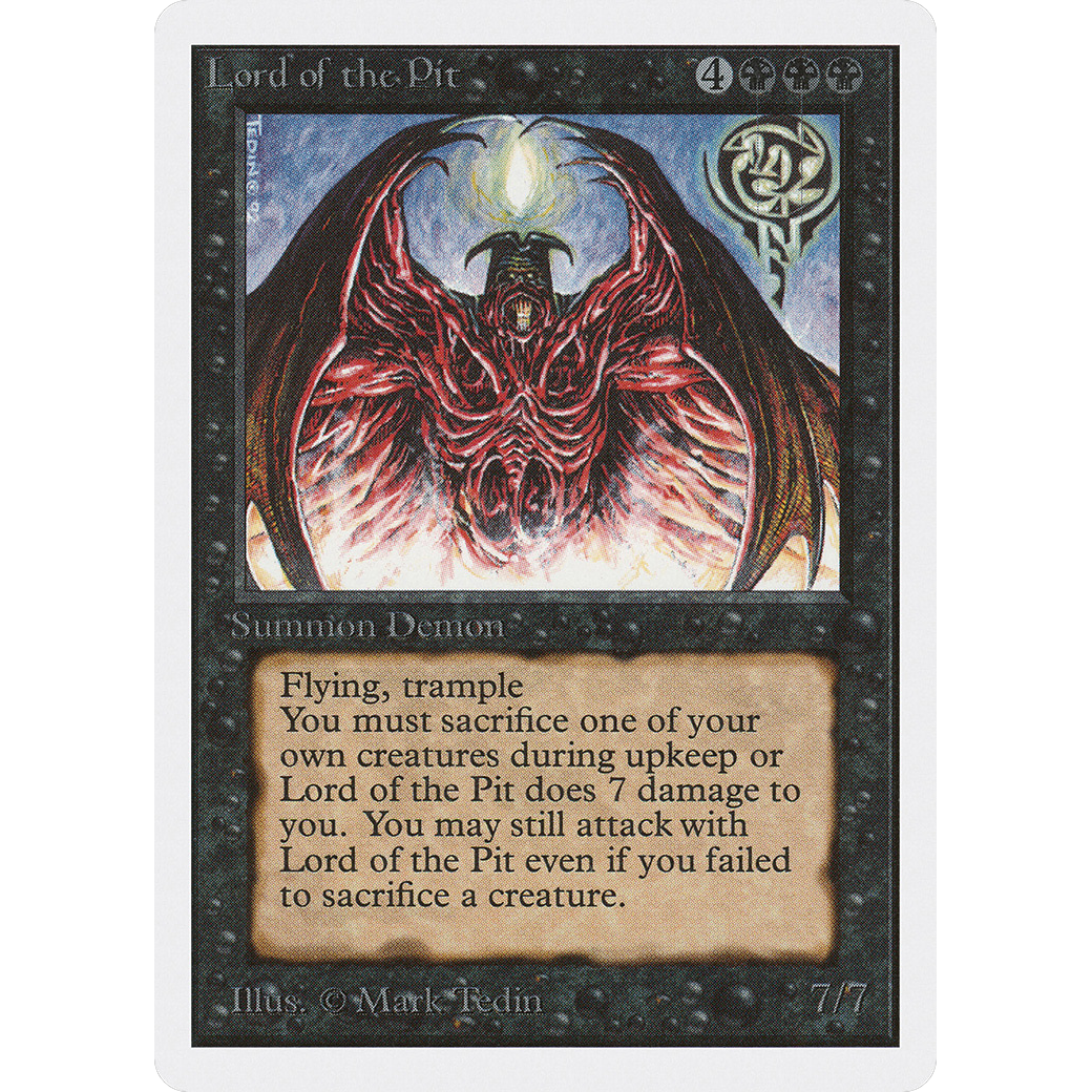 MTG Singles - Lord of the Pit - Unlimited - Regular