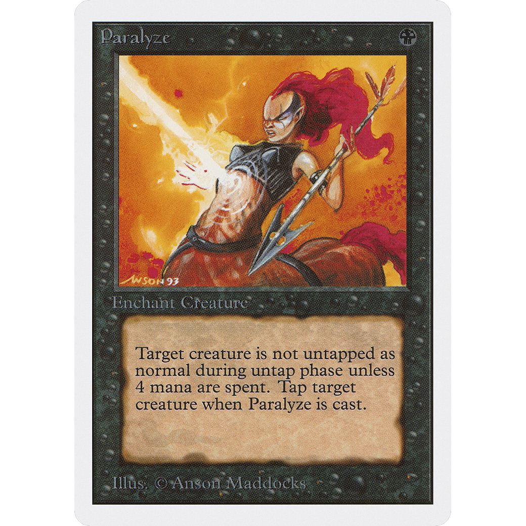 MTG Singles - Paralyze - Unlimited - Regular