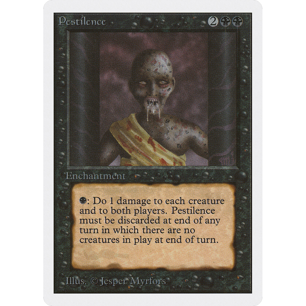 MTG Singles - Pestilence - Unlimited - Regular
