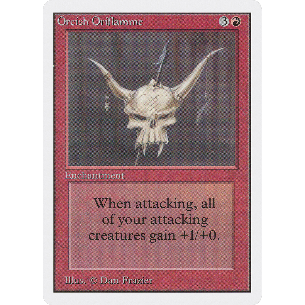 MTG Singles - Orcish Oriflamme - Unlimited - Regular