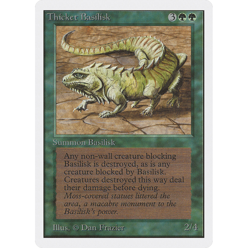 MTG Singles - Thicket Basilisk - Unlimited - Regular