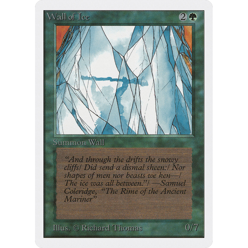 MTG Singles - Wall of Ice - Unlimited - Regular
