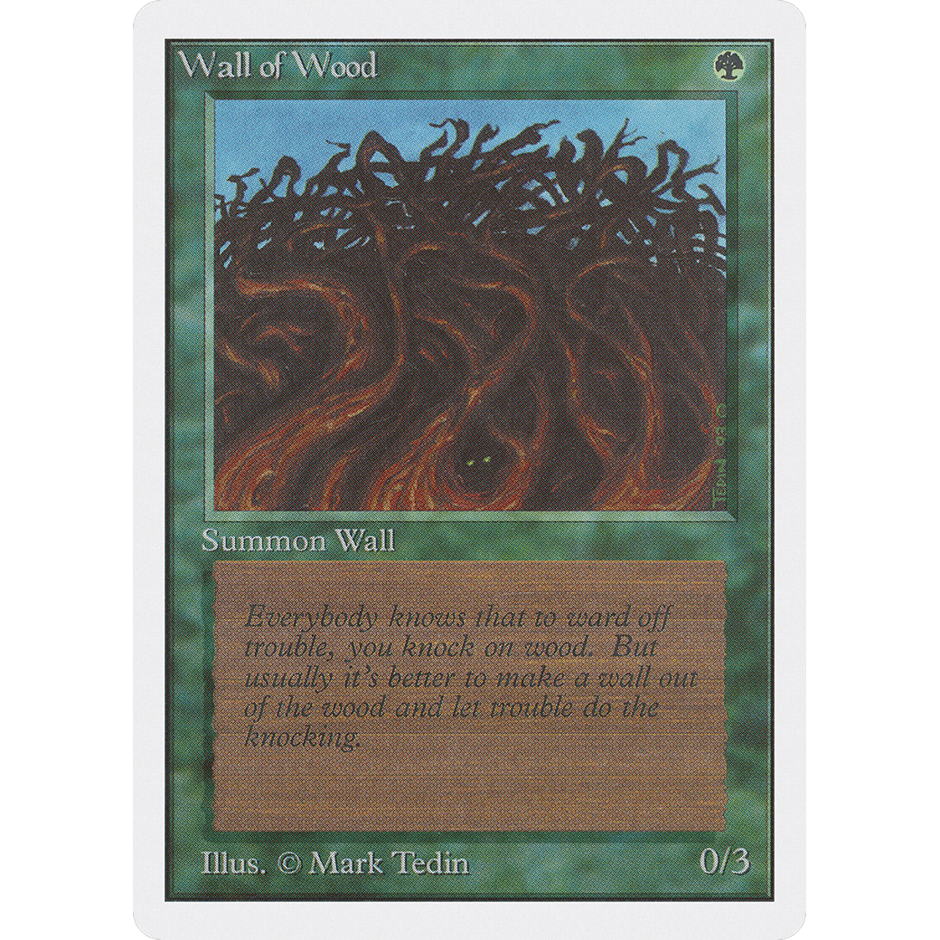 MTG Singles - Wall of Wood - Unlimited - Regular