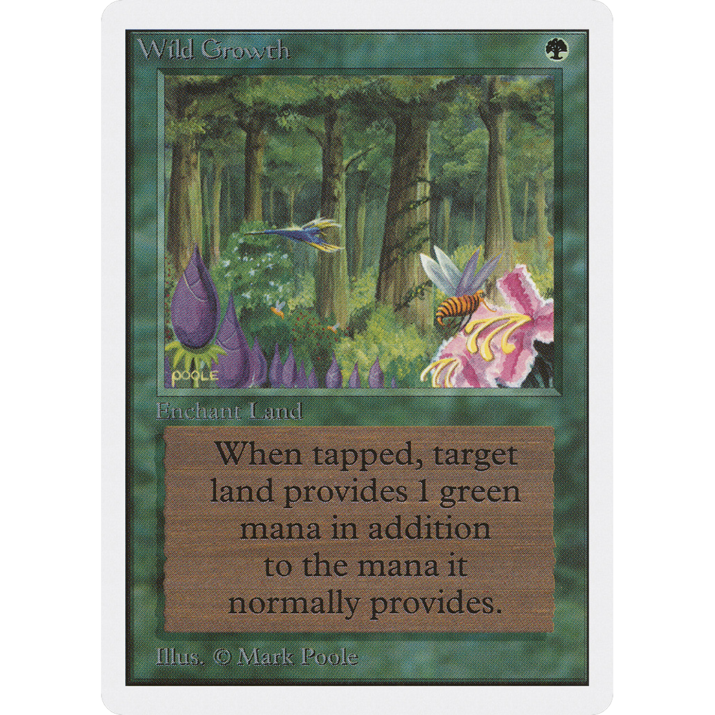 MTG Singles - Wild Growth - Unlimited - Regular
