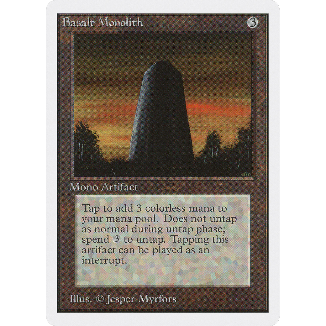 MTG Singles - Basalt Monolith - Unlimited - Regular