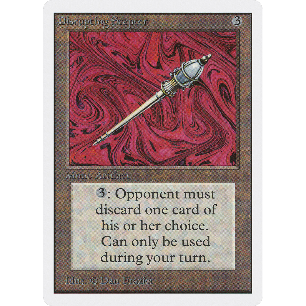 MTG Singles - Disrupting Scepter - Unlimited - Regular