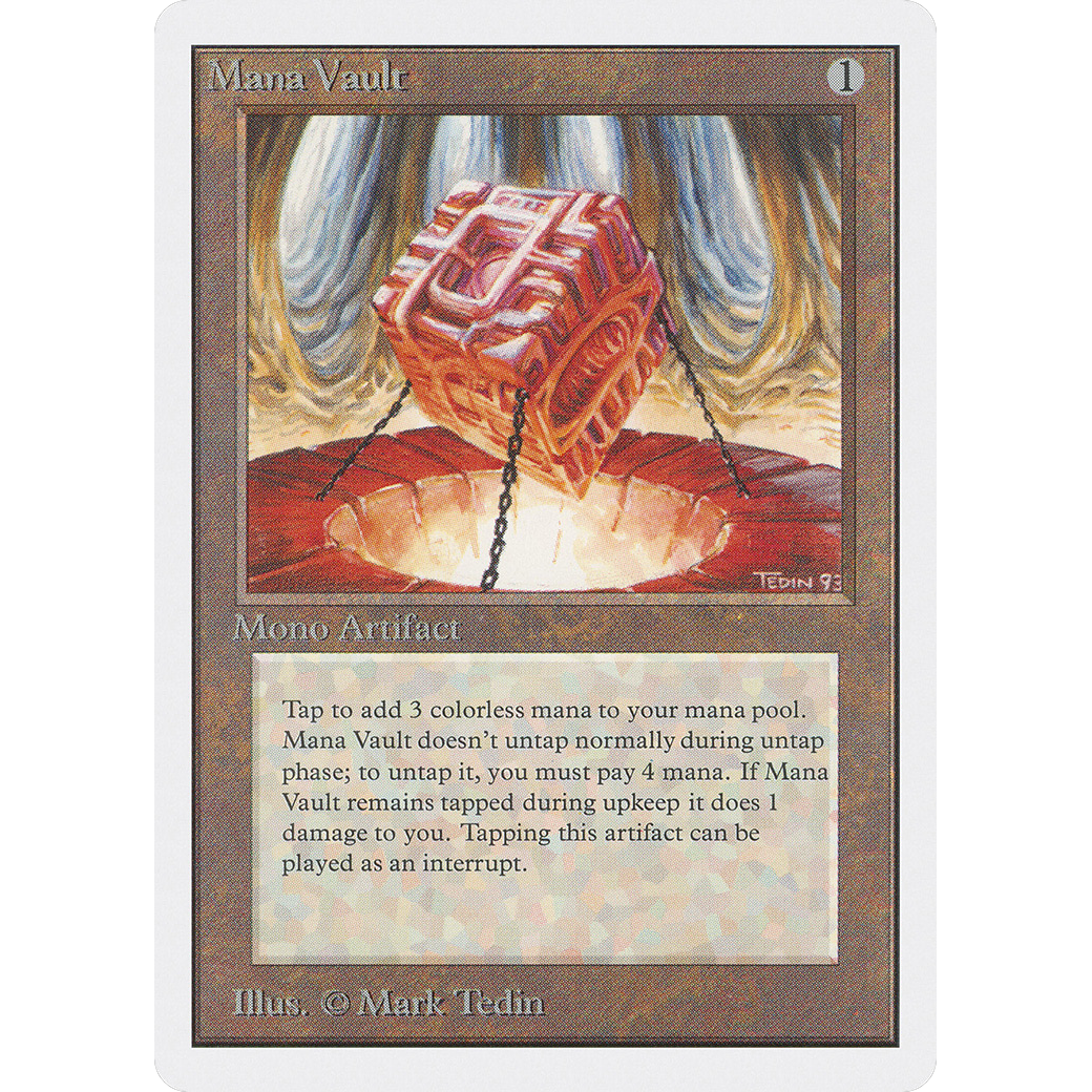 MTG Singles - Mana Vault - Unlimited - 