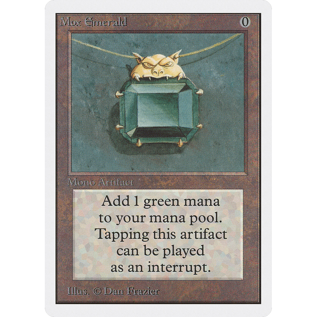 MTG Singles - Mox Emerald - Unlimited - 