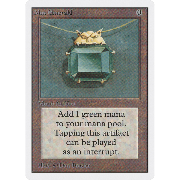 MTG Singles - Mox Emerald - Unlimited - 