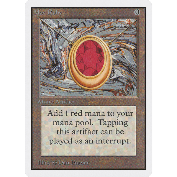 MTG Singles - Mox Ruby - Unlimited - 
