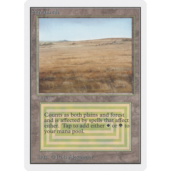 MTG Singles - Savannah - Unlimited - 